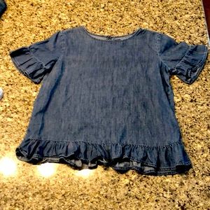 Gap denim top xxl